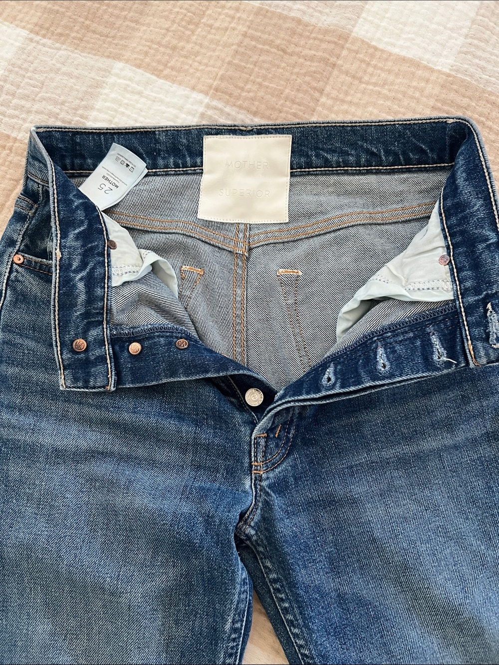 MOTHER Dark Indigo Tripper Ankle Jeans - Picture 5 of 10
